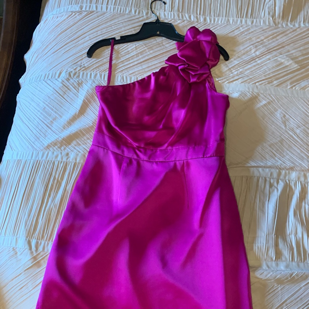 Magenta party dress